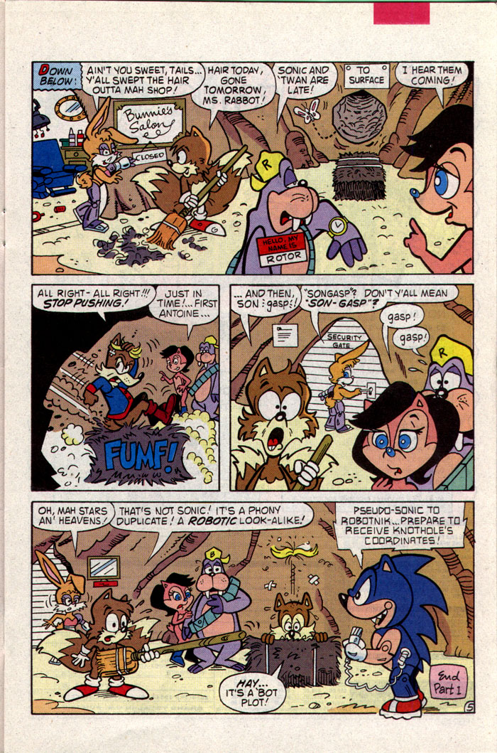 Sonic - Archie Adventure Series April 1994 Page 5
